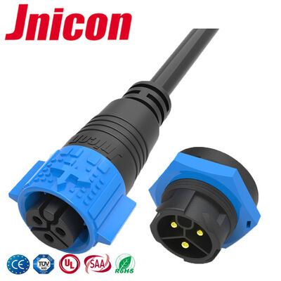 M19 IP67 Solar Connectors Quick Release 3 Pin Power Connectors Waterproof