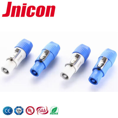 IP44/IP65 Jnicon Powercon Connector 20A PA66 Plug Socket για εξωτερικές οθόνες LED