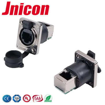 IP44/IP65 Κλειδαριά Bayonet Connect RJ45 Αδιάβροχη Σύνδεση από κράμα χαλκού 500V