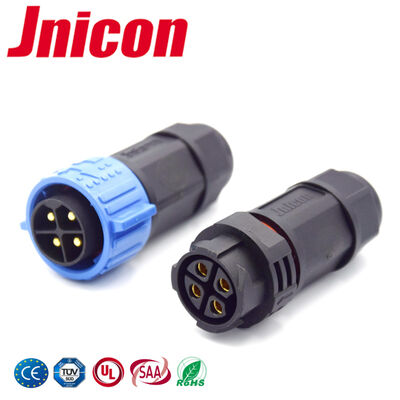 IP67 M25 4 Pin 30A Σύνδεσμος τροφοδοσίας εξωτερικού χώρου Σύνδεσμος καλωδίου γρήγορης αποδέσμευσης