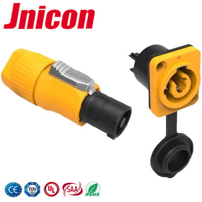 Jnicon 20A Αδιάβροχο Ηλεκτρικό Βύσμα IP65 Powercon Πλαστικό Αδιάβροχο Φις Πρίζα