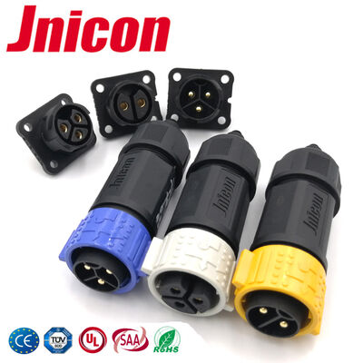 Γρήγορη κλειδαριά IP67 συνδέσεις ρεύματος M25 600V Αδιάβροχη πρίζα πρίζας πολλαπλών πινών
