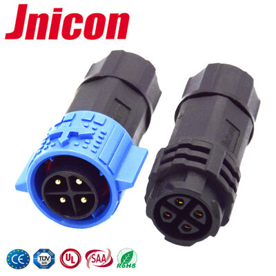 Καλώδιο 20AWG-12AWG M19 20A Αδιάβροχοι Στρογγυλοί Πλαστικοί Συνδετήρες IP67